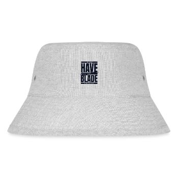 I Might Have Blade Problem Butcher Knife Knife - Stanley/Stella Recycled Bucket Hat - heather grey - Front