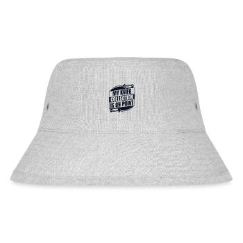 Meine Messerkollektion ist On Point Collectible Knife - Stanley/Stella recycelter Bucket Hat - Grau meliert - Vorne