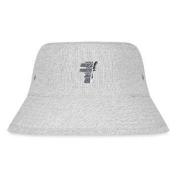 Habe mehrere Messer Problem Metzgermesser Messer - Stanley/Stella recycelter Bucket Hat - Grau meliert - Vorne