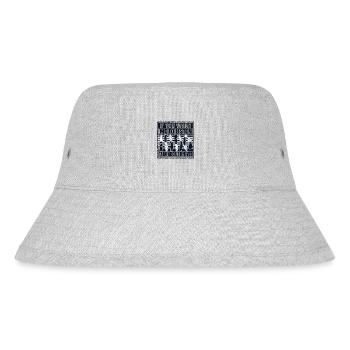 Sprechen Sie über Messer Metzgermesser Restaurierungsmesser - Stanley/Stella recycelter Bucket Hat - Grau meliert - Vorne