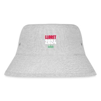 Lloret De Mar 2024 Urlaub - Stanley/Stella recycelter Bucket Hat - Grau meliert - Vorne