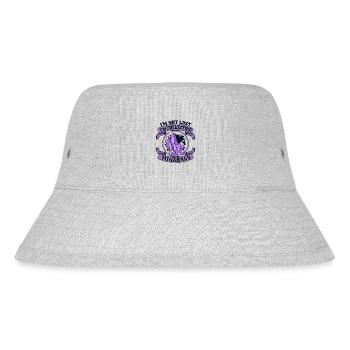 Nicht verloren, ich sammle Mineralien, Geologe - Stanley/Stella recycelter Bucket Hat - Grau meliert - Vorne