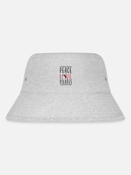 Pilates Instructor Teacher Girl - Stanley/Stella recycelter Bucket Hat - Grau meliert