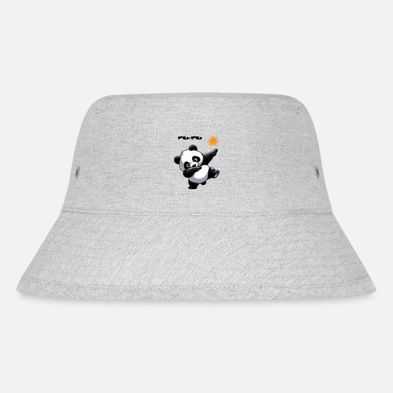 Fu-Fu Animal Panda - Bob recyclé Stanley/Stella - gris chiné