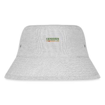 CAMEROUN drapeau et emblème du Cameroun - Bob recyclé Stanley/Stella - gris chiné - Devant