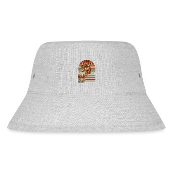 Nur hier, um hoch zu sein Giraffidae Nubischer Afrikaner - Stanley/Stella recycelter Bucket Hat - Grau meliert - Vorne