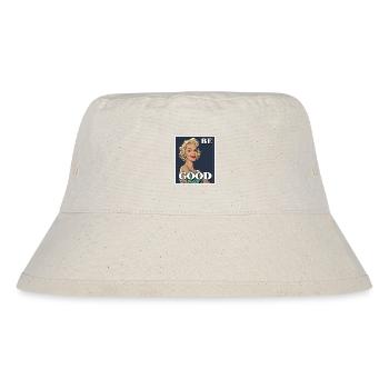 Nostalgic housewife: message of well-being - Stanley/Stella Recycled Bucket Hat - natural - Front