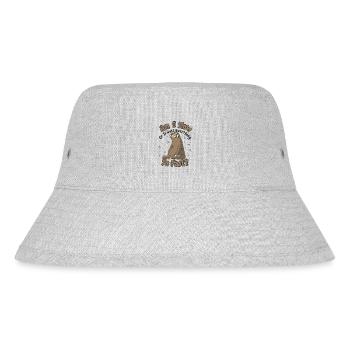 Oder ist einfach alles so schnell Pilosa folivora - Stanley/Stella recycelter Bucket Hat - Grau meliert - Vorne