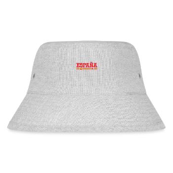 ESPANA, Flagge und Emblem Spaniens. Anhängerschaft - Stanley/Stella recycelter Bucket Hat - Grau meliert - Vorne