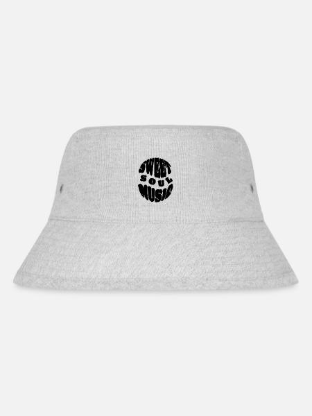 Sweet Soul Music - Stanley/Stella recycelter Bucket Hat - Grau meliert