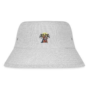 König Könige Pferd Pferde Kaiser Fantasy - Stanley/Stella recycelter Bucket Hat - Grau meliert - Vorne