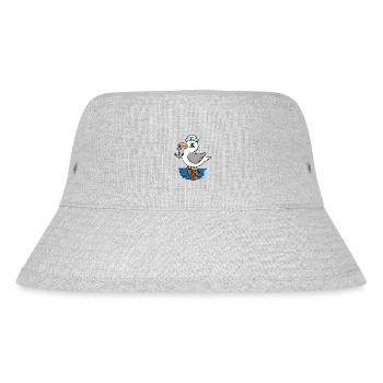 Seagull Anchor Maritime Sailor Sailor Children - Stanley/Stella Recycled Bucket Hat - heather grey - Front
