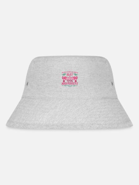 Mai 1996 Geburtstag Ehefrau Mai 1996 Geburtstag - Stanley/Stella recycelter Bucket Hat - Grau meliert