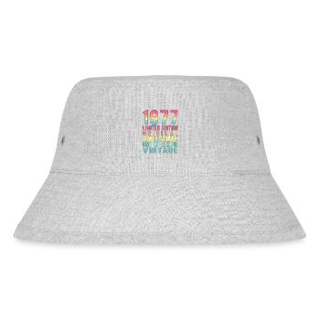 Limited Edition Since 1977 Birthday Vintage 1977 - Stanley/Stella Recycled Bucket Hat - heather grey - Front