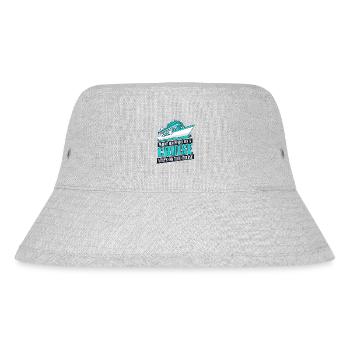 Was passiert auf einer Kreuzfahrt bleibt auf einer Kreuzfahrtkreuzfahrt - Stanley/Stella recycelter Bucket Hat - Grau meliert - Vorne