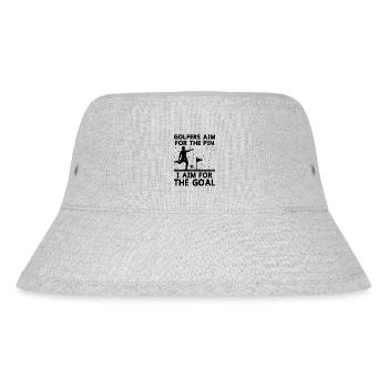 Footgolf Player Foot Golf Footgolfers Foot spielen - Stanley/Stella recycelter Bucket Hat - Grau meliert - Vorne
