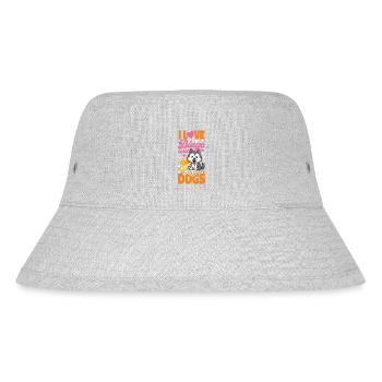 Bingo Player Dog I Love Bingo And - Stanley/Stella Recycled Bucket Hat - heather grey - Front