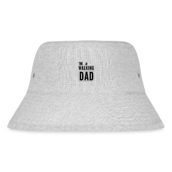 The Walking Dad Father And Child Black Grey - Stanley/Stella Recycled Bucket Hat - heather grey - Front