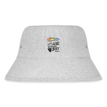 Celebrating Love & Diversity - Stanley/Stella recycelter Bucket Hat - Grau meliert - Vorne