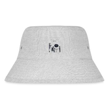Dyslexia Chinese Hanzi Apraxia Dyslexia Therapist - Stanley/Stella Recycled Bucket Hat - heather grey - Front