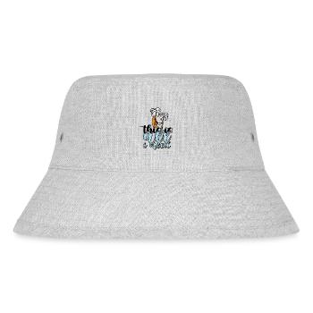 Summer - Stanley/Stella recycelter Bucket Hat - Grau meliert - Vorne