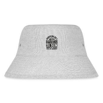 Excavator Operator Excavator Construction Equipment Operator Shovel Excavator - Stanley/Stella Recycled Bucket Hat - heather grey - Front
