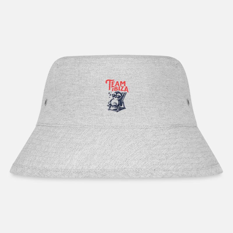 Ibiza Team Ibiza - Stanley/Stella recycelter Bucket Hat - Grau meliert
