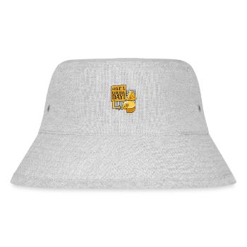 Have A Gouda Day Maker Queso Cheesemonger Lover - Stanley/Stella Recycled Bucket Hat - heather grey - Front