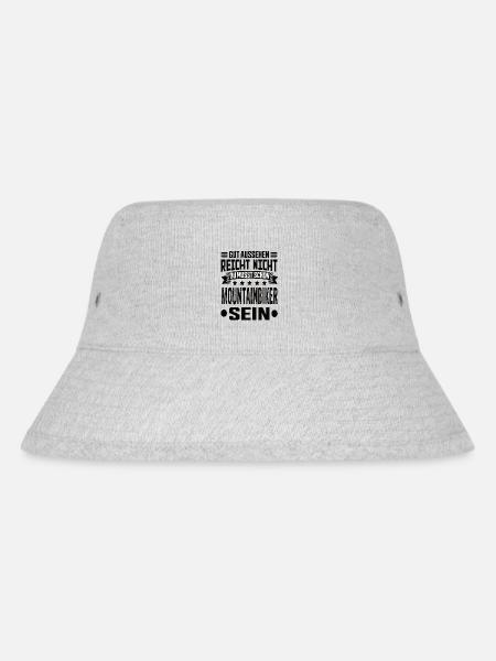 Mountain bike Bike Mountain biker Mountain biking - Stanley/Stella Recycled Bucket Hat - heather grey