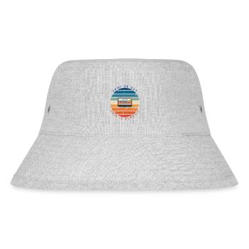 This is Classic Cassette Design - Stanley/Stella Recycled Bucket Hat - heather grey - Front