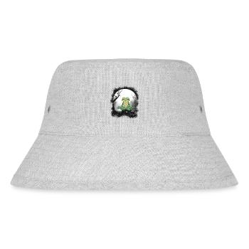 Frog frogs meditation meditation forest dwellers - Stanley/Stella Recycled Bucket Hat - heather grey - Front