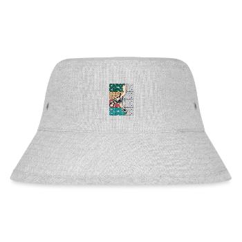 Retro Capoeira Text Ginga Capoeirista Tanz - Stanley/Stella recycelter Bucket Hat - Grau meliert - Vorne