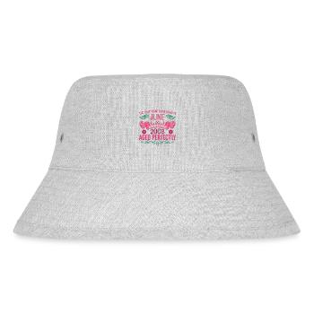 June 2008 Female Birthday June 2008 - Stanley/Stella Recycled Bucket Hat - heather grey - Front