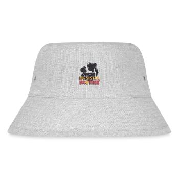 GROSSE SCHWESTER BRUDER - Stanley/Stella recycelter Bucket Hat - Grau meliert - Vorne