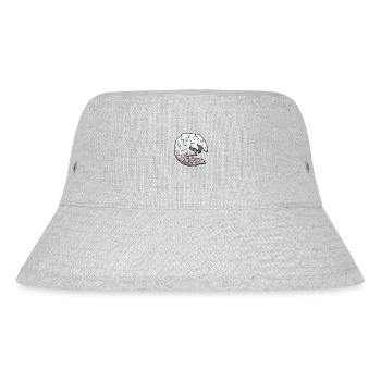 Gerolltes Schuppentier T-Shirt Gefährdete Arten Lustig - Stanley/Stella recycelter Bucket Hat - Grau meliert - Vorne