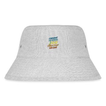 Kicked So Much Ass That I Lost My Leg User Leg - Stanley/Stella Recycled Bucket Hat - heather grey - Front
