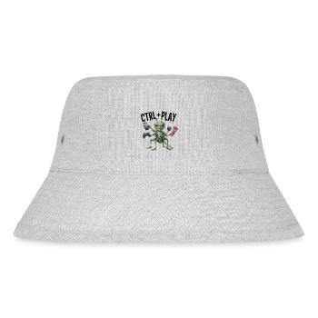 GAME, CTRL PLAY - Stanley/Stella Recycled Bucket Hat - heather grey - Front