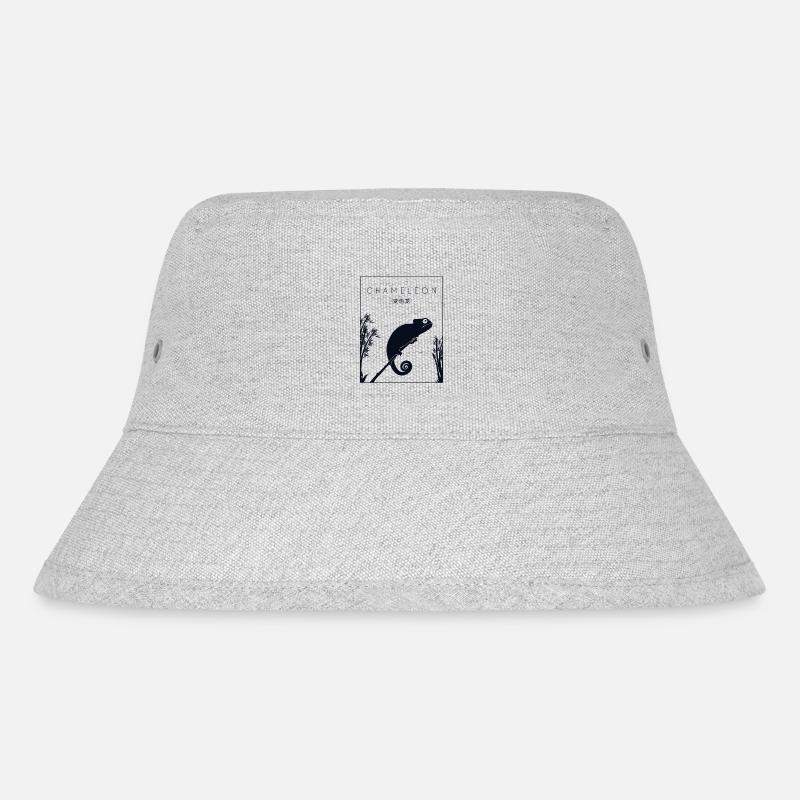 Chamäleon Chinesischer Hanzi Verschleierter Panther Liebhaber - Stanley/Stella recycelter Bucket Hat - Grau meliert