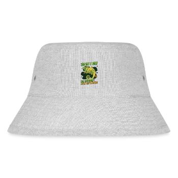 I Raise Tiny Dinosaurs Veiled Panther Lover - Stanley/Stella Recycled Bucket Hat - heather grey - Front