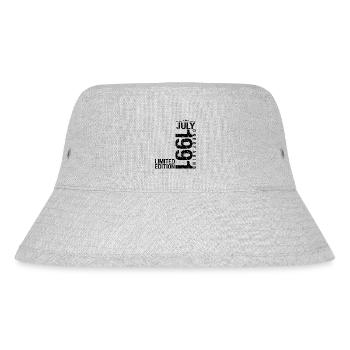 Birthday 1991 July 1991 July 1991 - Stanley/Stella Recycled Bucket Hat - heather grey - Front