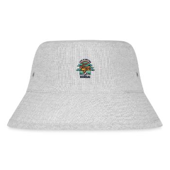 Life Is Better With Bonsai Indoor Bonsai Bonsai - Stanley/Stella Recycled Bucket Hat - heather grey - Front