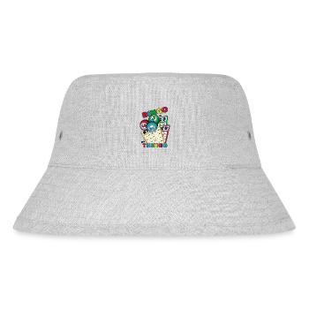 Bingo Is My Thingo Caller Daubers Professional - Stanley/Stella Recycled Bucket Hat - heather grey - Front