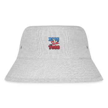 Von den Toss Spielbrettern Sitzsack - Stanley/Stella recycelter Bucket Hat - Grau meliert - Vorne