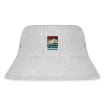 Vous avez manqué le trou Bean Bag Plateaux de jeu Cornhole - Bob recyclé Stanley/Stella - gris chiné - Devant