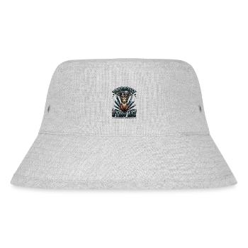 Taxidermy It's A Dying Art Hirschmotiv - Stanley/Stella recycelter Bucket Hat - Grau meliert - Vorne
