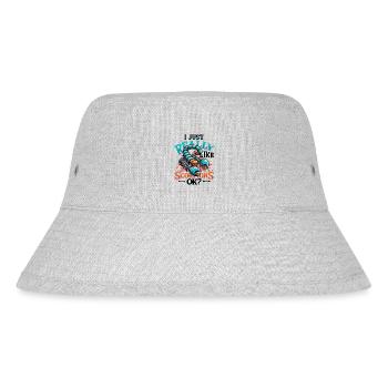 I just like scorpions - Stanley/Stella Recycled Bucket Hat - heather grey - Front