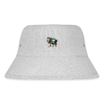 Wilderness Inside the Bear Retro Vintage - Stanley/Stella Recycled Bucket Hat - heather grey - Front