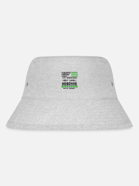 Hebamme Abschluss Ausbildung bestanden - Stanley/Stella recycelter Bucket Hat - Grau meliert
