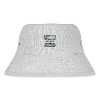 Kauffrau Ausbildung Prüfung Abschluss bestanden - Stanley/Stella recycelter Bucket Hat - Grau meliert - Vorne