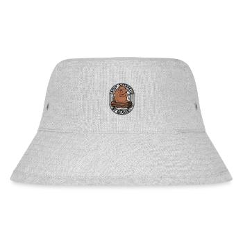 Leicht von Bibern abgelenkt Nordamerika - Stanley/Stella recycelter Bucket Hat - Grau meliert - Vorne